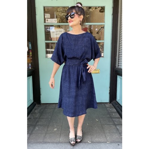 Sarah Bibb Fiona Dress - Midnight Blue Sarah Bibb Fiona Dress - Midnight Blue