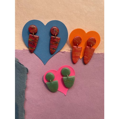 InsideOut Creations Dip Dangle Earrings - Multiple Colors InsideOut Creations Dip Dangle Earrings - Multiple Colors
