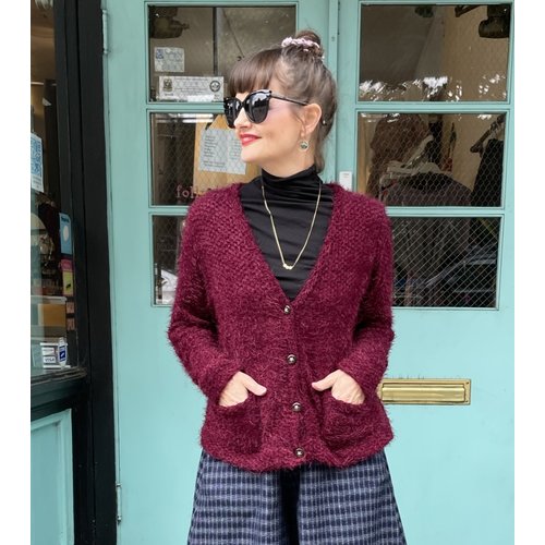 Cameo Peri Cardigan - Wine Cameo Peri Cardigan - Wine