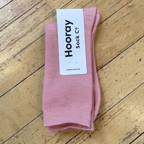 Hooray Everyday Wool Socks - Pink Hooray Everyday Wool Socks - Pink