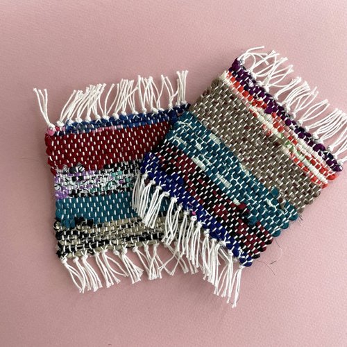 Laurie Tull Handmade Coasters set of 2 - Multiple Options Laurie Tull Handmade Coasters set of 2 - Multiple Options