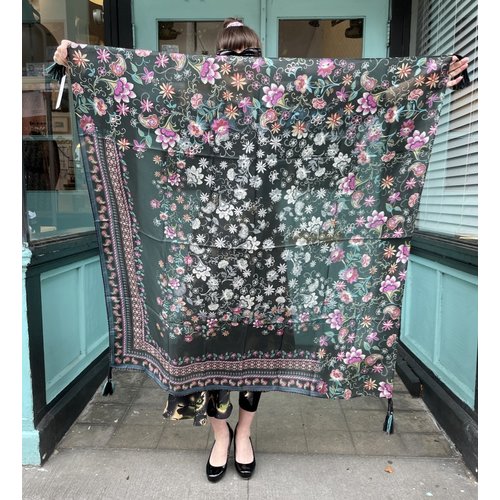 Johnny Was Silk Tassel Scarf - Forza Johnny Was Silk Tassel Scarf - Forza