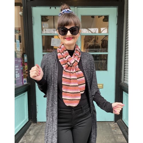 Sarah Bibb Earl Scarf - Ernie/Char Stripe Sarah Bibb Earl Scarf - Ernie/Char Stripe