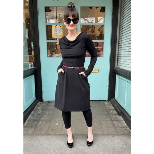 Sarah Bibb Jenni Dress L/S - Noir Sarah Bibb Jenni Dress L/S - Noir