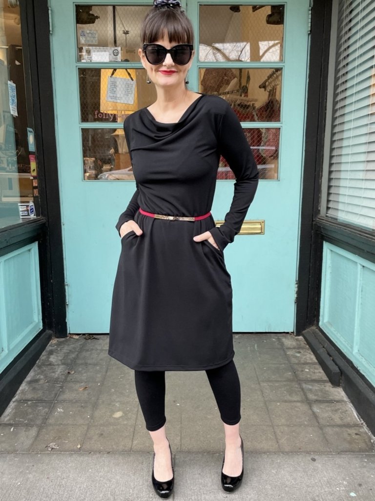 Sarah Bibb Jenni Dress L/S - Noir