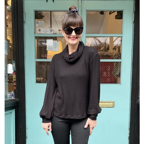 Sarah Bibb Nicole Sweater - Softest Black Sarah Bibb Nicole Sweater - Softest Black
