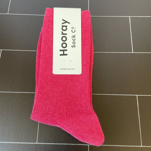 Hooray Everyday Socks - Fuchsia Hooray Everyday Socks - Fuchsia