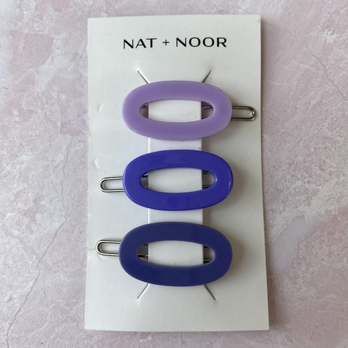 Nat and Noor Oval Barrettes