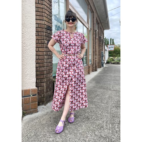 Sarah Bibb Tez Dress - Moda Red Sarah Bibb Tez Dress - Moda Red