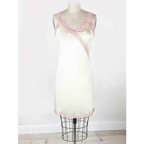 Sarah Bibb Ava Slip (Long) by Sarah Bibb - Ivory/Lavender Sarah Bibb Ava Slip (Long) by Sarah Bibb - Ivory/Lavender