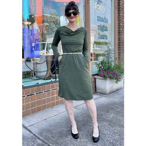 Sarah Bibb Jenni Dress L/S - Hunter Sarah Bibb Jenni Dress L/S - Hunter