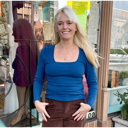 Frnch Raissa Top - Blue Canoe Frnch Raissa Top - Blue Canoe