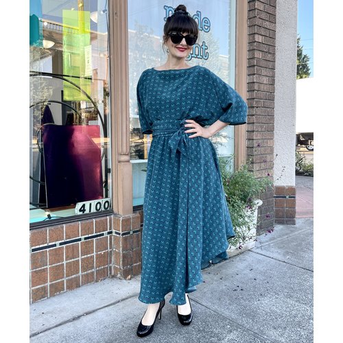 Sarah Bibb Sarah Dress - Jade Deco Sarah Bibb Sarah Dress - Jade Deco