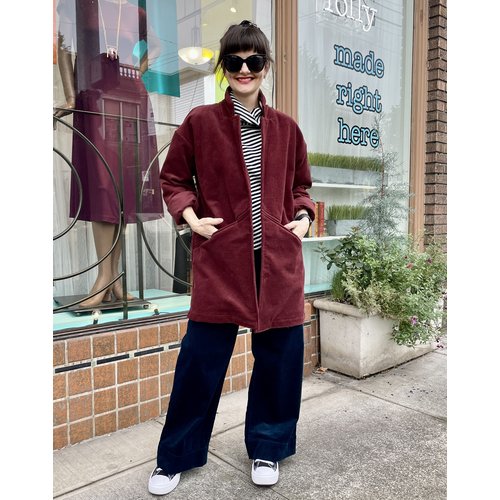 Sarah Bibb Adelia Cord Coat - Frankfurt Sarah Bibb Adelia Cord Coat - Frankfurt