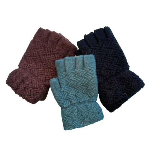 JS Accessories Fingerless Gloves - Multiple Colors JS Accessories Fingerless Gloves - Multiple Colors
