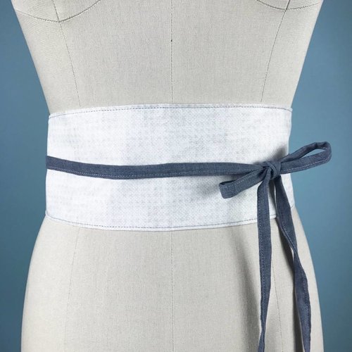Sarah Bibb Obi Belt - Grey X Sarah Bibb Obi Belt - Grey X