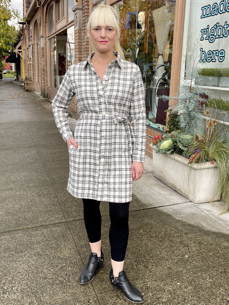Cameo Sheila Button Up Dress - Flannel