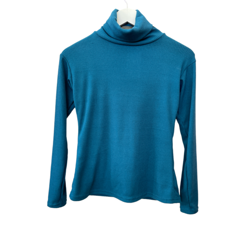 Sarah Bibb Tasha Turtleneck -Ribby Teal Sarah Bibb Tasha Turtleneck -Ribby Teal