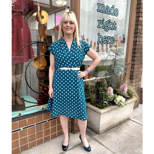 Sarah Bibb Daisy Dress - Aegean Dot Sarah Bibb Daisy Dress - Aegean Dot