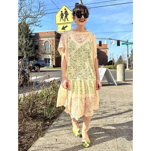 Sarah Bibb Paulie Dress - Cream Lace Sarah Bibb Paulie Dress - Cream Lace