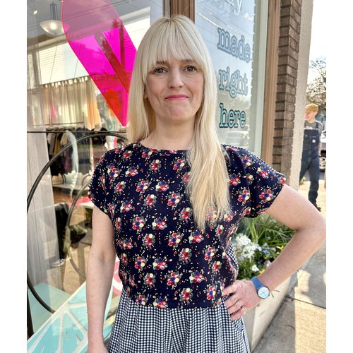 Sarah Bibb Rita Top - Darling/Picnic Black Sarah Bibb Rita Top - Darling/Picnic Black