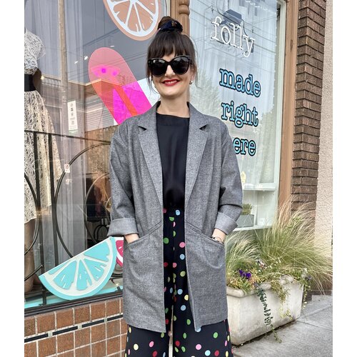 Sarah Bibb Adelia Coat - Handsome Grey Sarah Bibb Adelia Coat - Handsome Grey