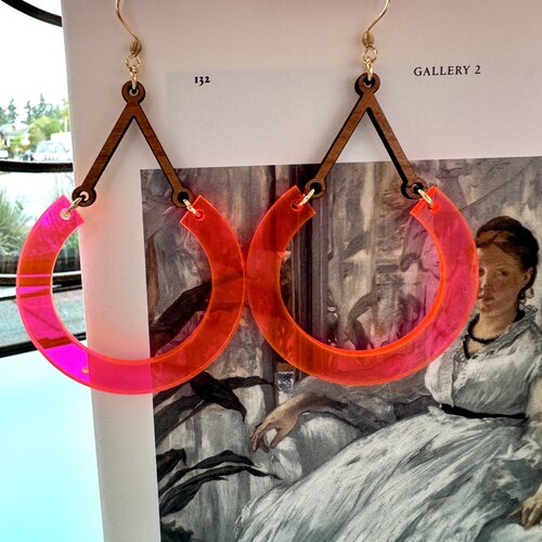 Citizen Ruth Sadie Earring - Neon Pink Citizen Ruth Sadie Earring - Neon Pink
