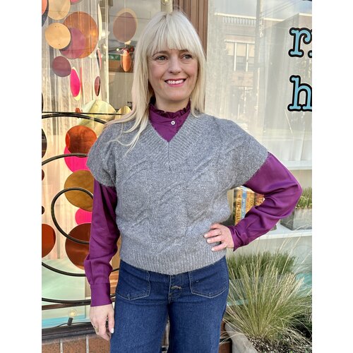 Frnch Essa Sweater - Grey Frnch Essa Sweater - Grey