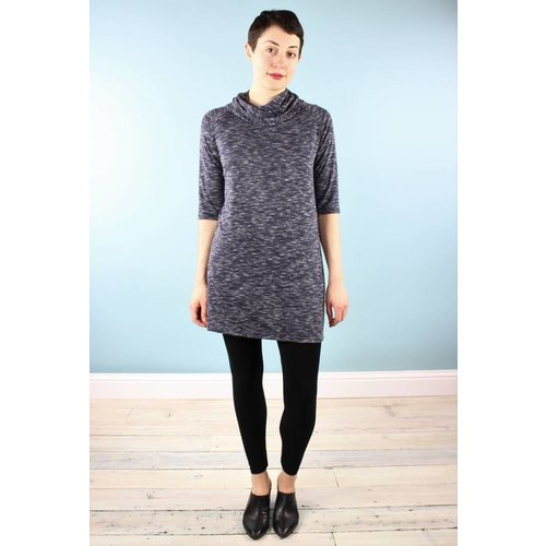 Sarah Bibb Candy Cowl Tunic - Stormy Sarah Bibb Candy Cowl Tunic - Stormy
