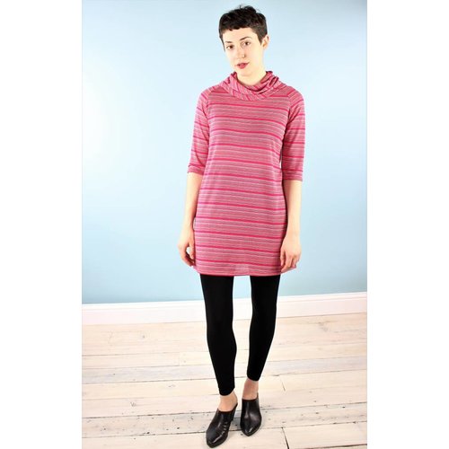 Sarah Bibb Candy Cowl Tunic - Pinky Sarah Bibb Candy Cowl Tunic - Pinky