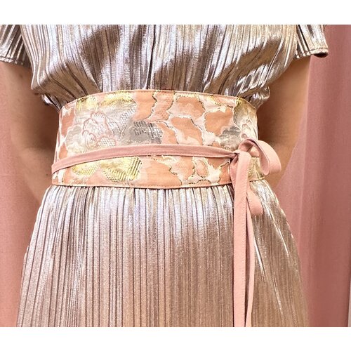 Sarah Bibb Wrapping Belt - China Peach Sherbet