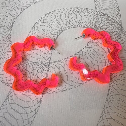 Citizen Ruth Maza Earring - Neon Pink