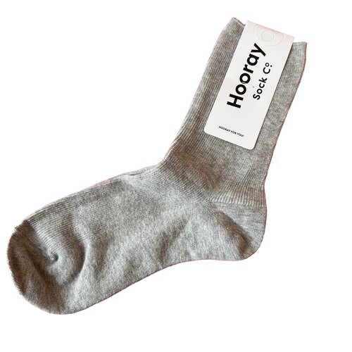 Hooray Everyday Socks -Cement