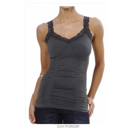 M Rena Favorite Lace Camisole - Dark Grey M Rena Favorite Lace Camisole - Dark Grey