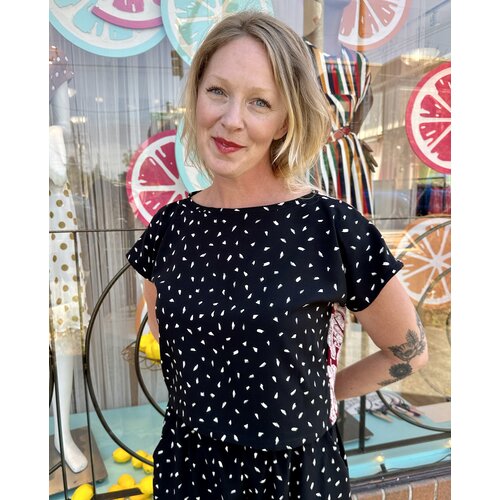 Sarah Bibb Rita Top - Brush Dot/Central Park Sarah Bibb Rita Top - Brush Dot/Central Park