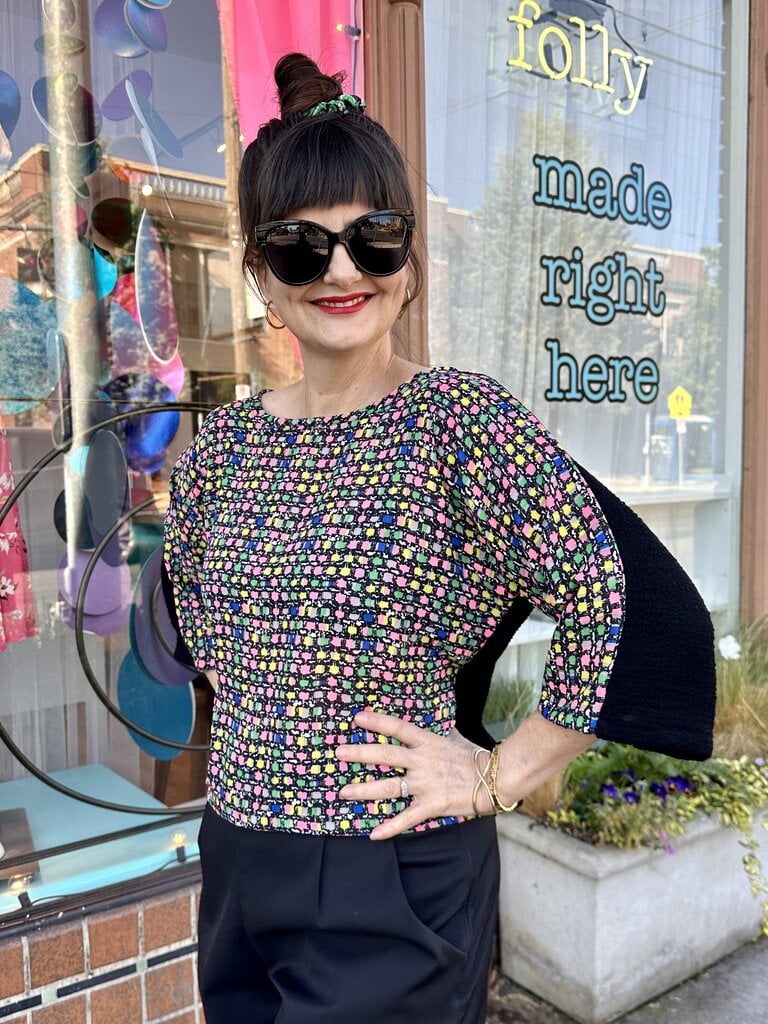 Sarah Bibb Bella Top - Metro/Black