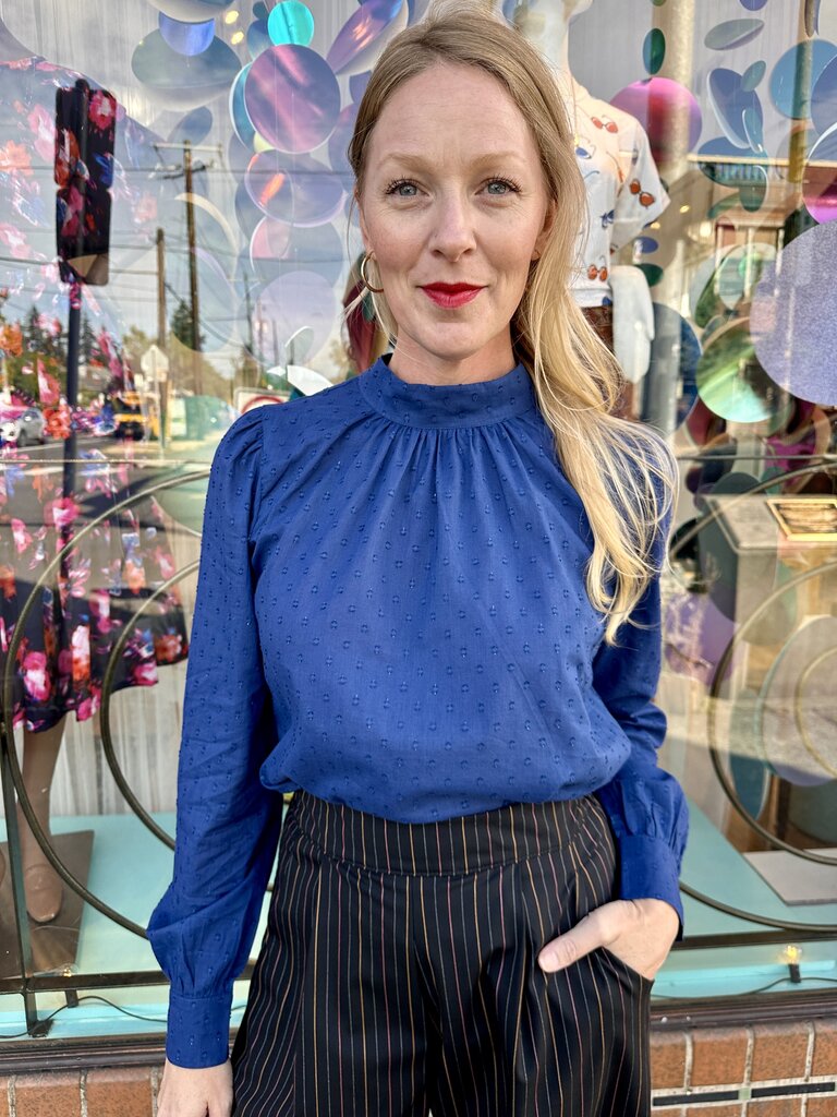Emily & Fin Daph Blouse - Sapphire