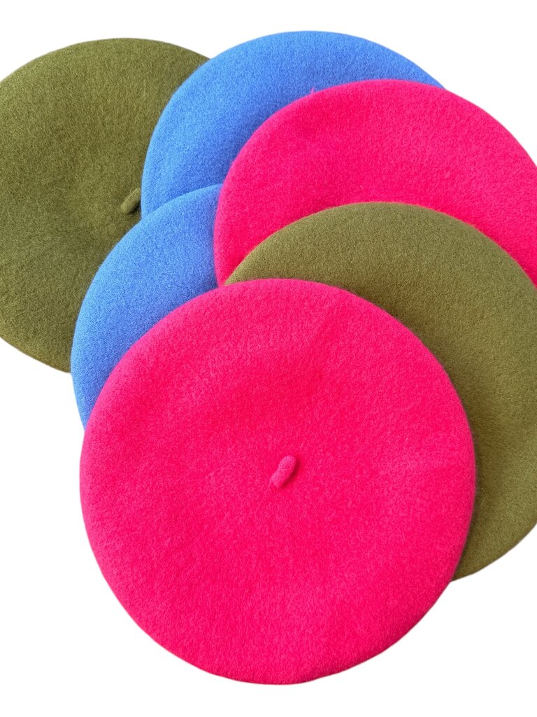 JS Accessories Classic Beret - Multiple Colors