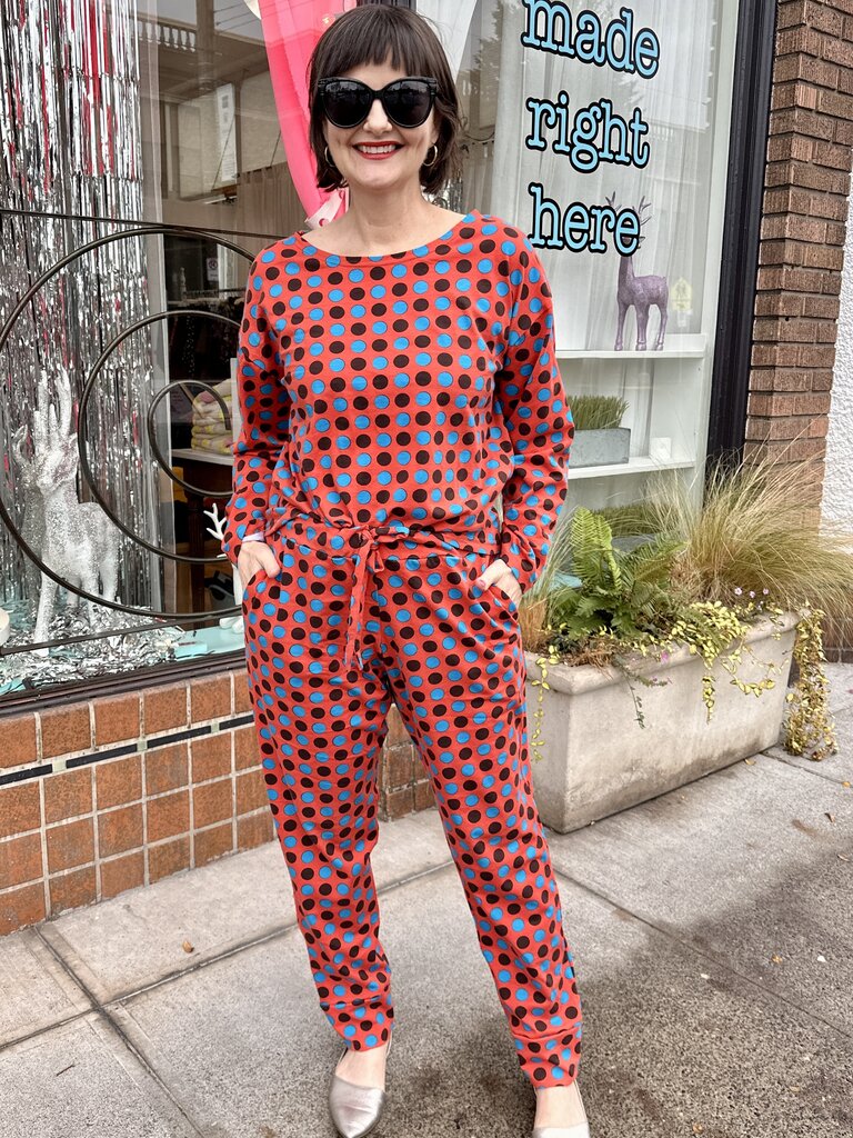 Sarah Bibb Jillian/Bev PJ Set - Gathering Dot