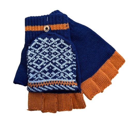 JS Accessories Fingerless Mitten - Navy JS Accessories Fingerless Mitten - Navy
