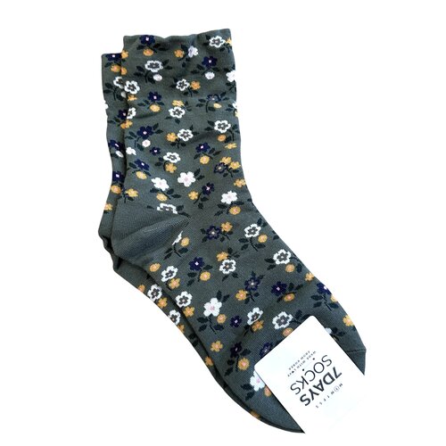 7 Days Secret Garden Socks - Sage 7 Days Secret Garden Socks - Sage