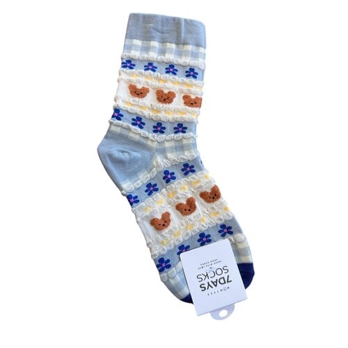 7 Days Teddy Blue Socks 7 Days Teddy Blue Socks