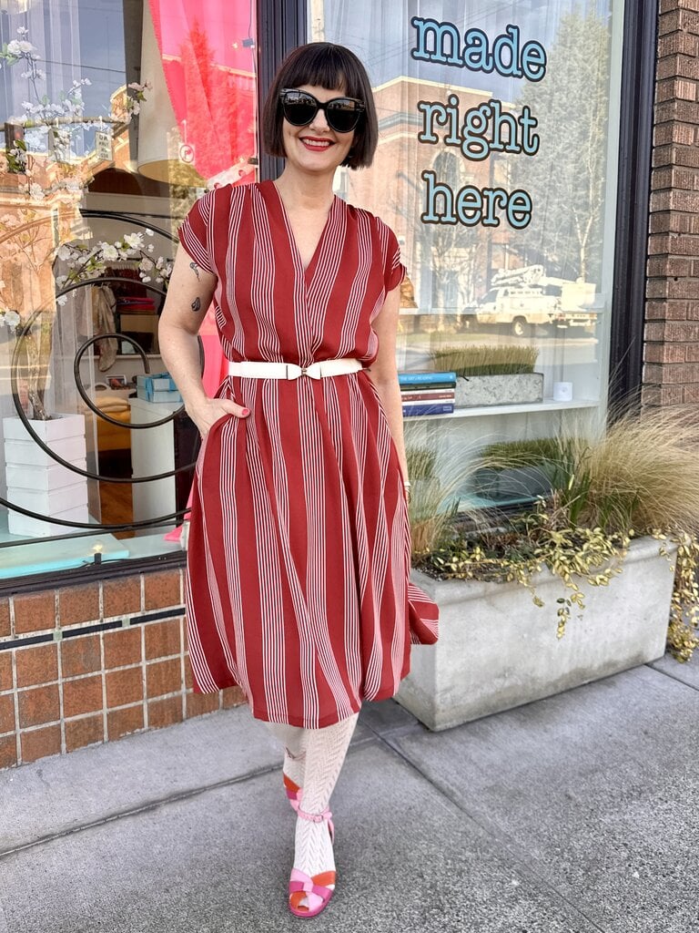Sarah Bibb Daisy Dress - Tuscan Stripe
