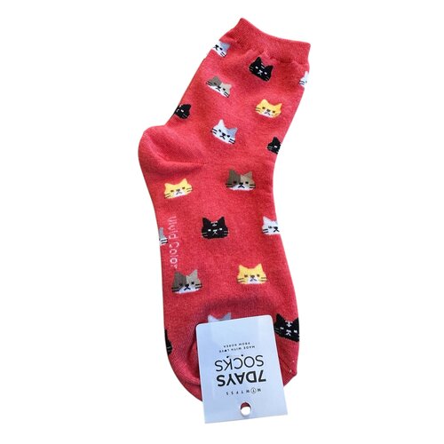 7 Days Cat Socks - Orangish 7 Days Cat Socks - Orangish