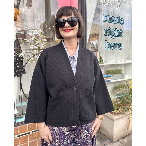 Cameo Basia Jacket - Blk Q Cameo Basia Jacket - Blk Q