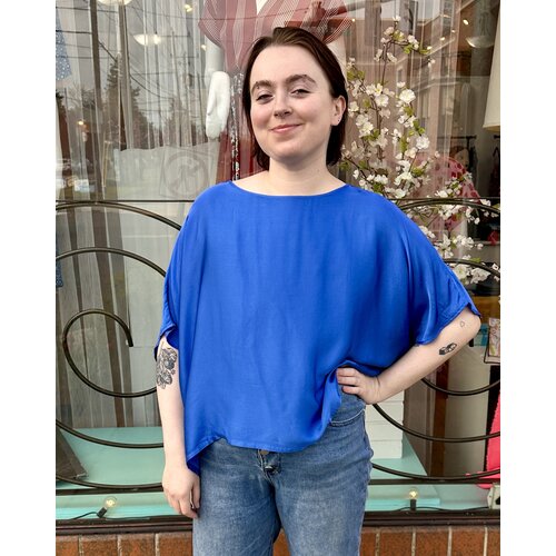 Frnch Sia Blouse - Bleu Azu Frnch Sia Blouse - Bleu Azu