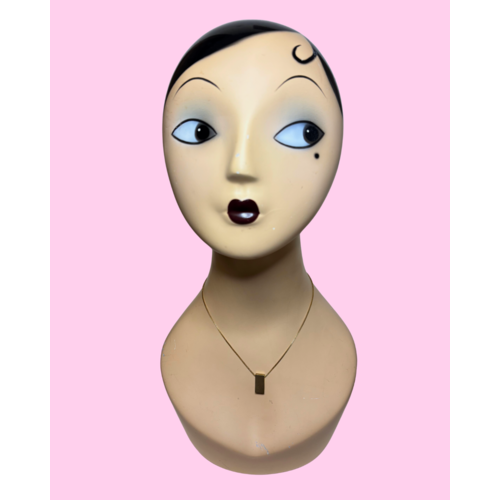 brass and sand Chu Bar Necklace brass and sand Chu Bar Necklace