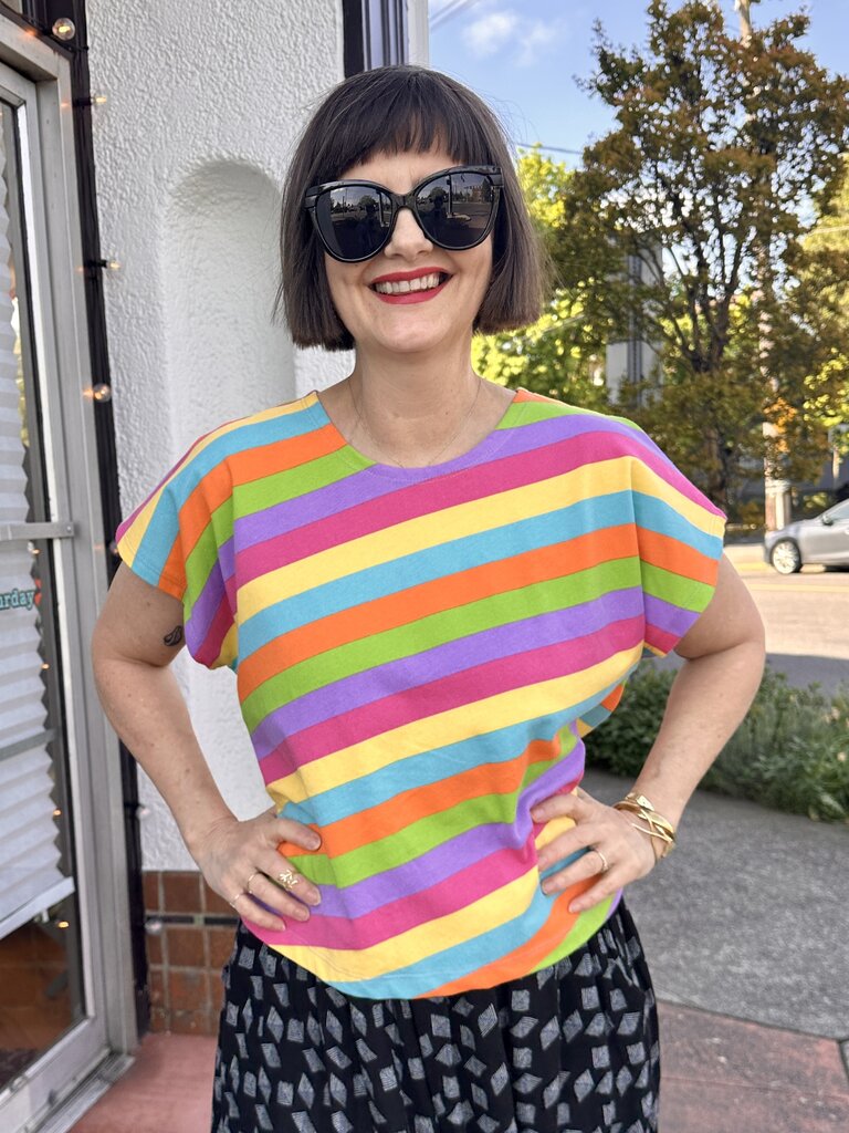 Sarah Bibb Lumi  S/S Top -  FS Stripe