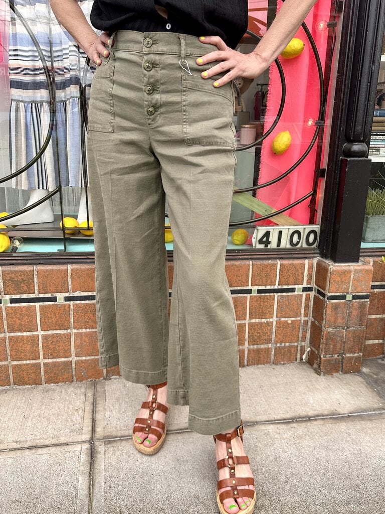 Level 99 Sophia Wide Leg - Thyme