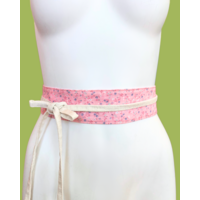 Mini Wrapping Belt - Pink Ditzy